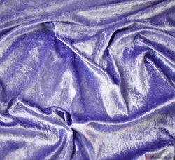 Crushed Velvet Fabric - Lilac