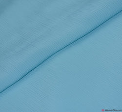 Crêpe De Chine Fabric - Aqua Blue