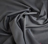Plain Polycotton Fabric / Dark Grey