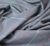 Polyviscose Dogtooth Tartan Fabric (Navy / Red)