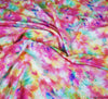 Dreamy Tie Dye Digital Print Viscose Fabric