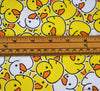 Polycotton Fabric - Little Ducklings Yellow