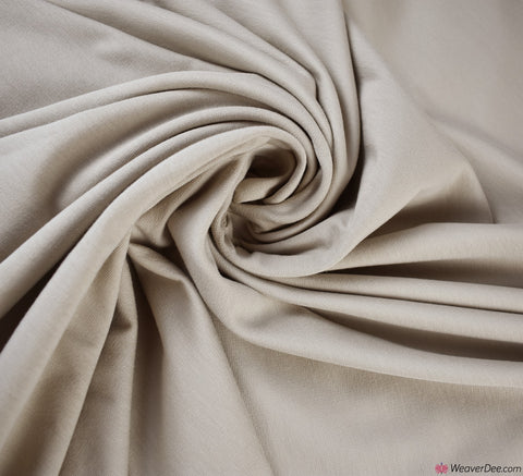 Premium French Terry Fabric - Beige