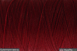 Gütermann - Sew-All Polyester Sewing Thread - Colour: #368 Deep Red - WeaverDee.com Sewing & Crafts - 1