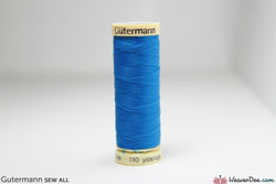Gütermann - Sew-All Polyester Sewing Thread - Colour: #386 Brilliant Blue - WeaverDee.com Sewing & Crafts - 1