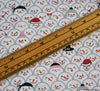 Digital Print Cotton Fabric - Happy Snowmen • by CRAFTY FABRICS