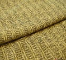 Herringbone Fabric - Soft Touch - Mustard
