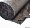 Wool Blend Fabric - Herringbone Brown / Red
