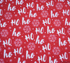 Polycotton Fabric - Christmas Ho-Ho Snowflake