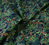 Cotton Fabric - Christmas Holly - Navy