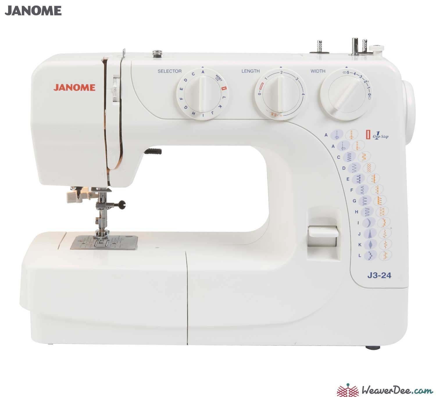  Janome Sewing Machine, White