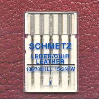 SCHMETZ  Leather Machine Needles [Pack of 5] Size 100