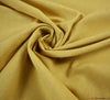 Plain Linen Blend Fabric - Light Mustard
