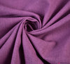 Plain Linen Blend Fabric - Mauve
