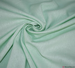 Plain Linen / Cotton Fabric - Mint