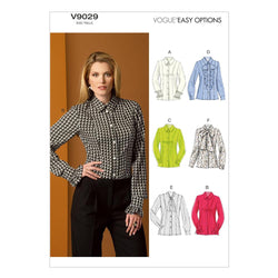 Vogue - V9029 Misses' Blouse | Easy - WeaverDee.com Sewing & Crafts - 1