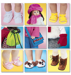 McCall's - M3469 18" Doll Accessories - WeaverDee.com Sewing & Crafts - 1
