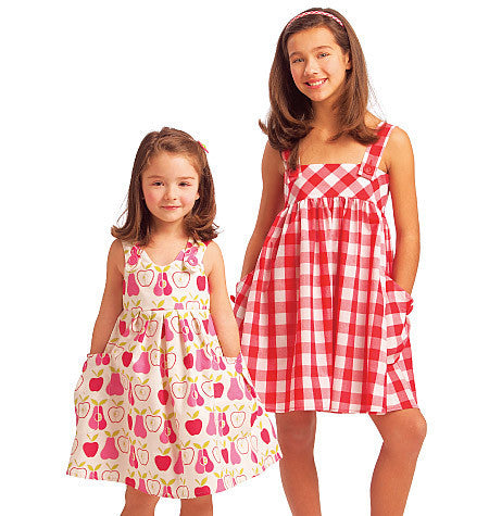 McCall's - M5613 Girls' Dresses - WeaverDee.com Sewing & Crafts - 1