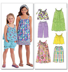 McCall's - M5797 Children's/Girls' Tops, Dresses, Shorts and Pants - WeaverDee.com Sewing & Crafts - 1