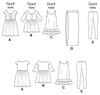 McCall's - M6275 Girls' Dresses, Scarf & Leggings - WeaverDee.com Sewing & Crafts - 8