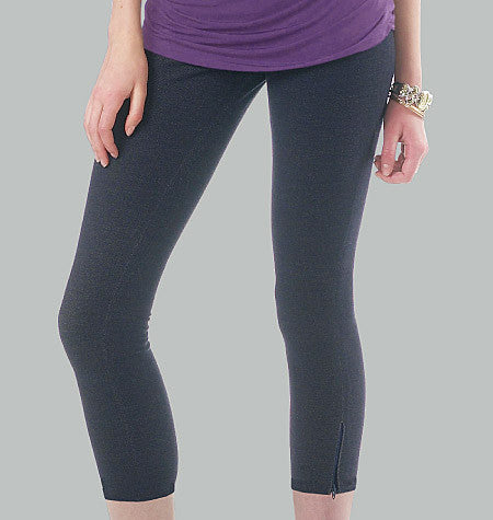 McCall's - M6360 Misses'/Women's Leggings In 4 Lengths - WeaverDee.com Sewing & Crafts - 1