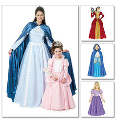 McCall's - M6420 Fairytale Cape & Dress Costumes | Misses'/Girls' - WeaverDee.com Sewing & Crafts - 1