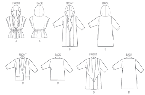 McCall's Pattern: M6802 Misses'/Women's Cardigans – WeaverDee.com