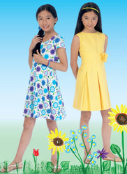 McCall's - M7079 Girls'/Girls' Plus A-Line Dresses - WeaverDee.com Sewing & Crafts - 1