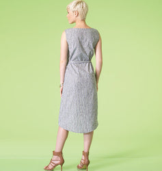 McCall's - M7120 Misses' Dresses & Belt | Easy - WeaverDee.com Sewing & Crafts - 1