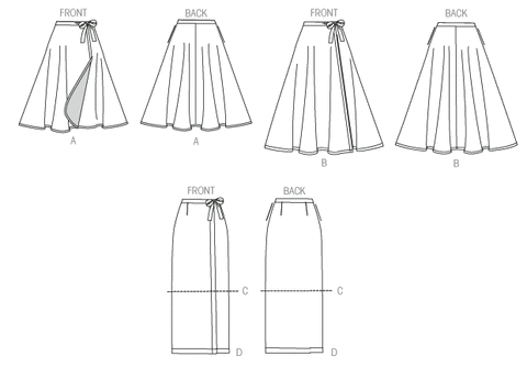 McCall's Pattern M7129 Misses' Skirts – WeaverDee.com
