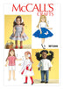 McCall's Pattern M7266 Retro Clothes for 18" Dolls