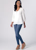 McCall's - M7357 Misses' Banded Tops with Yoke - WeaverDee.com Sewing & Crafts - 6