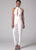 McCall's - M7366 Misses' Pleated Surplice or Plunging-Neckline Rompers, Jumpsuits & Belt - WeaverDee.com Sewing & Crafts - 2