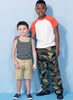 McCall's - M7379 Children's/Boys' Raglan Sleeve Tops, Tank Top, Cargo Shorts & Pants - WeaverDee.com Sewing & Crafts - 1