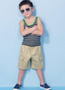 McCall's - M7379 Children's/Boys' Raglan Sleeve Tops, Tank Top, Cargo Shorts & Pants - WeaverDee.com Sewing & Crafts - 6