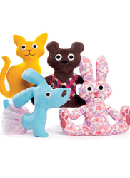 McCall's - M7451 Cat, Bear, Rabbit & Dog Stuffed Animals - WeaverDee.com Sewing & Crafts - 1