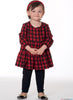 McCall's - M7458 Toddlers' Gathered Tops, Dresses & Leggings - WeaverDee.com Sewing & Crafts - 2