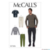 McCall's - M7486 Men's Raglan Sleeve Tops & Drawstring Pants - WeaverDee.com Sewing & Crafts - 1