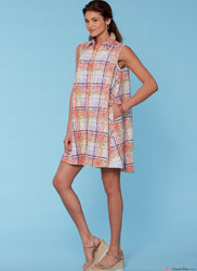 McCall's Pattern M7565 Misses' Shirtdresses with Sleeve Options & Belt