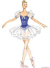 McCall's Pattern M7615 Misses' Ballet Costumes with Boned Bodice, Skirt & Sleeve Variations
