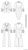 McCall's Pattern M7641 Misses' Evil Queen Jacket Costume with Belt