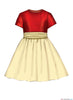 McCall's Pattern M7648 Childrens'/Girls' Gathered Dresses with Petticoat & Sash