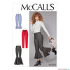 McCall's Pattern M7690 Misses' Pants With Flounce Variations & Sash