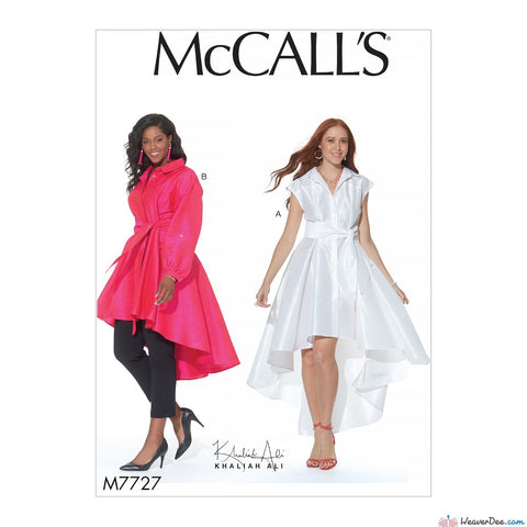 McCall's Pattern M7727 Misses'/Women's Dress, Tunic & Sash