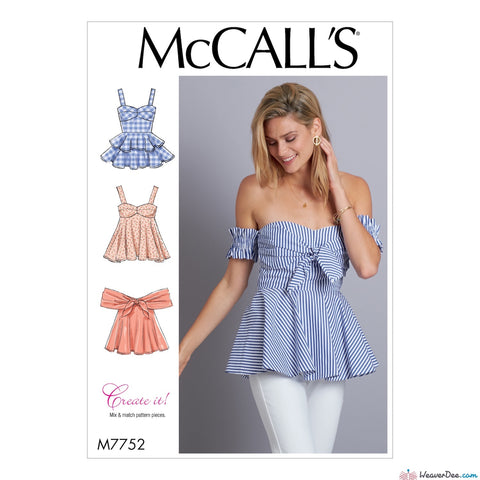 McCall's Pattern M7752 Misses' Tops