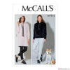 McCall's Pattern M7816 Misses' Top, Dress, Pants & Dog Coat