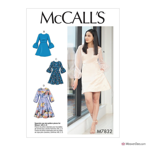 McCall's Pattern M7832  Misses' Dresses