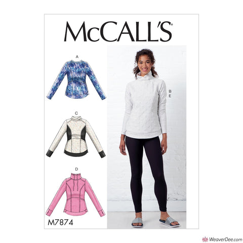 McCall's Pattern M7874 Misses' Tops & Leggings