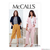 McCall's Pattern M7876 Misses' Jacket & Trousers