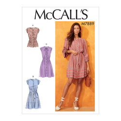 McCall's Pattern M7889 Misses' Tops & Dresses